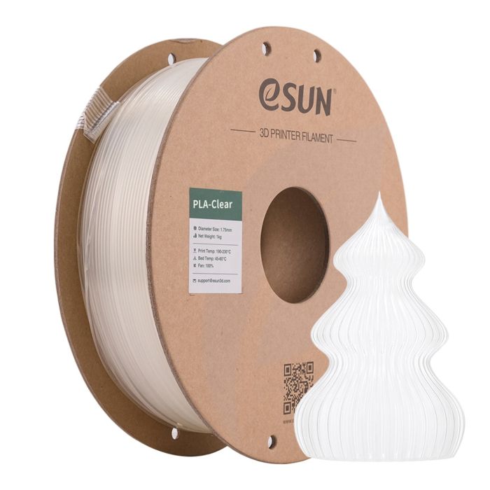 eSun PLA - Clear  Translucent 1.75 MM Filament 1 KG