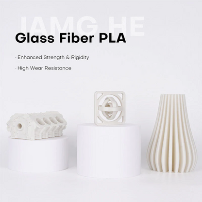 JAMG HE Glass Fiber PLA  1.75MM Filament 1KG - Natural