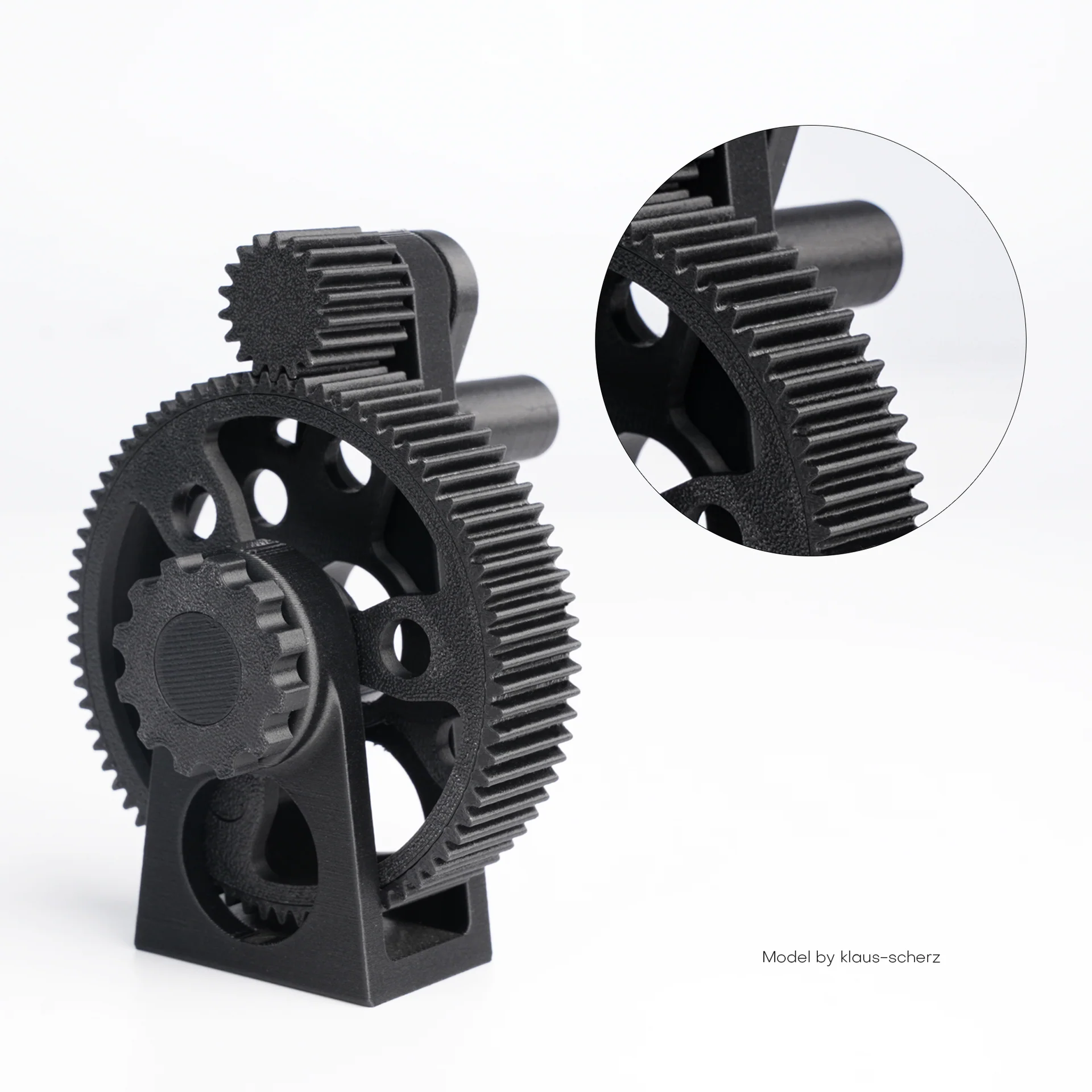 JAMG HE Carbon Fiber PLA  1.75MM Filament 1KG - Black