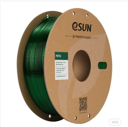 eSun - PETG Filament 1.75mm Translucent  1kg