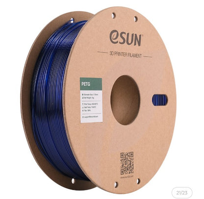 eSun - PETG Filament 1.75mm Translucent  1kg