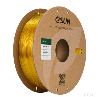eSun - PETG Filament 1.75mm Translucent  1kg