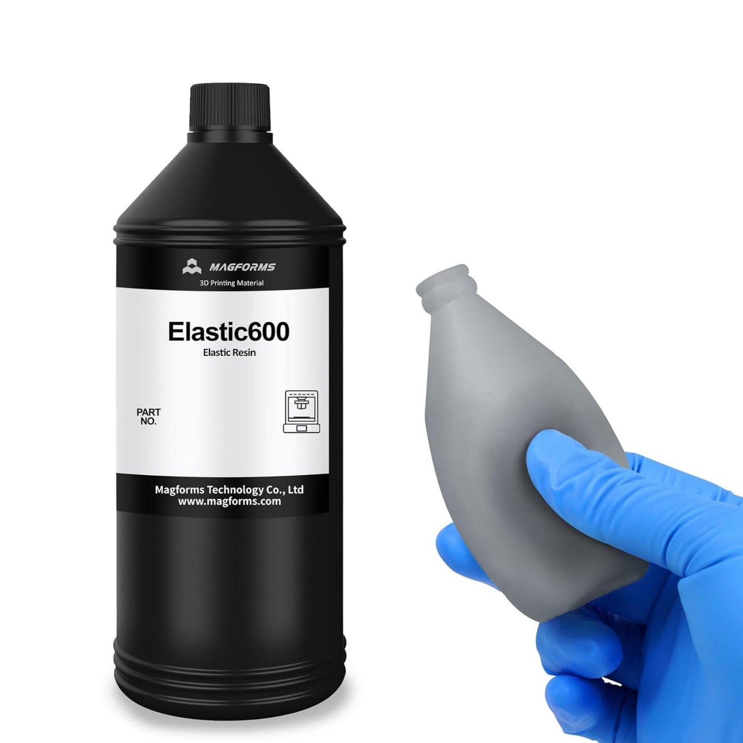 Magforms 405nm Elastic Resin EC600 500ml