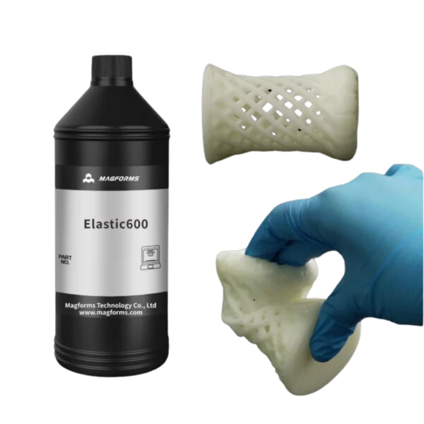 Magforms 405nm Elastic Resin EC600 500ml