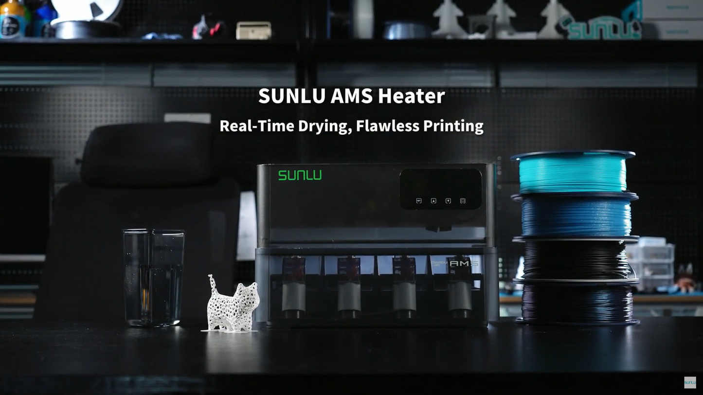 SUNLU AMS Heater, Upgraded your Bambu AMS, Enables Drying while Printing.