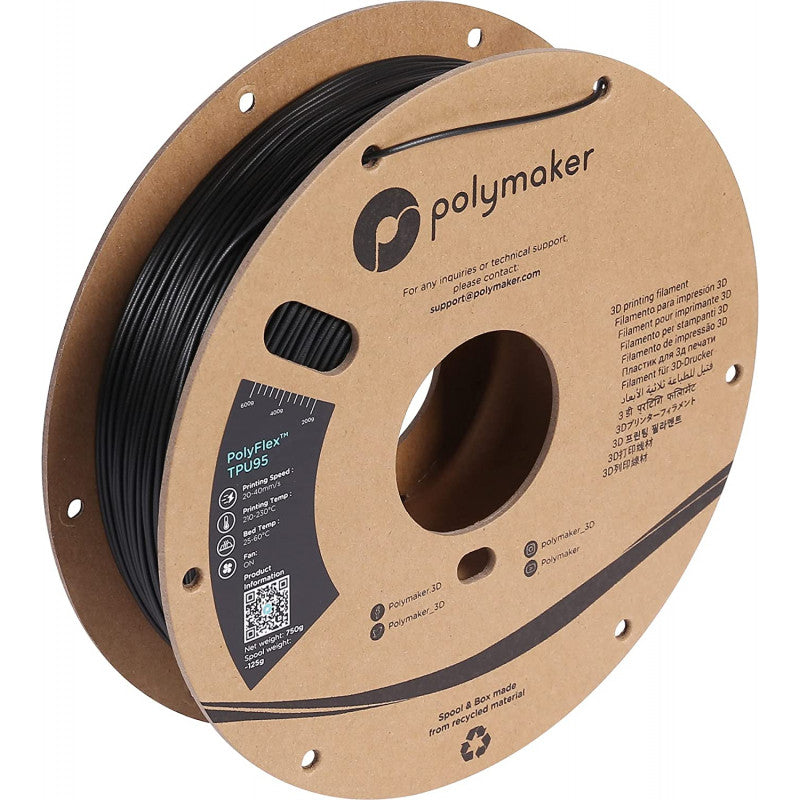 Polymaker Polyflex TPU95 1.75MM Filament 0.75KG – Ideal 3D