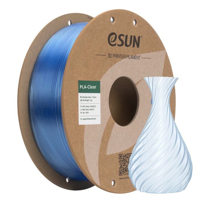 eSun PLA - Clear  Translucent 1.75 MM Filament 1 KG