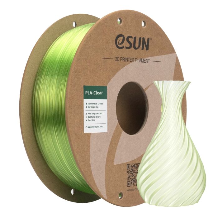 eSun PLA - Clear  Translucent 1.75 MM Filament 1 KG