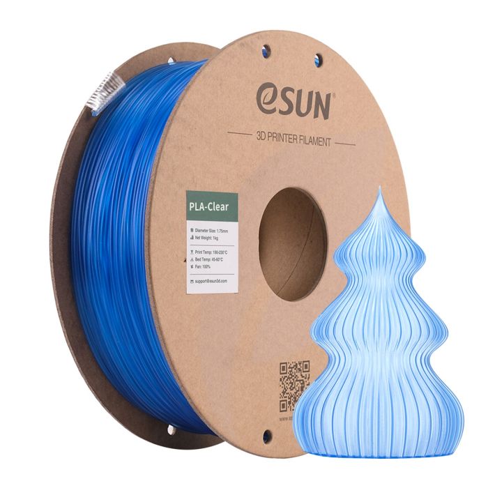 eSun PLA - Clear  Translucent 1.75 MM Filament 1 KG