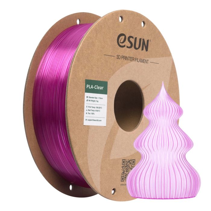 eSun PLA - Clear  Translucent 1.75 MM Filament 1 KG