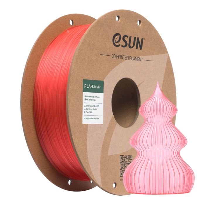 eSun PLA - Clear  Translucent 1.75 MM Filament 1 KG
