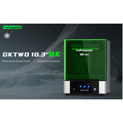 UniFormation GKtwo 10.3'' 8K LCD Resin 3D Printer, 228mm(L)x128mm(W)x245mm(H)
